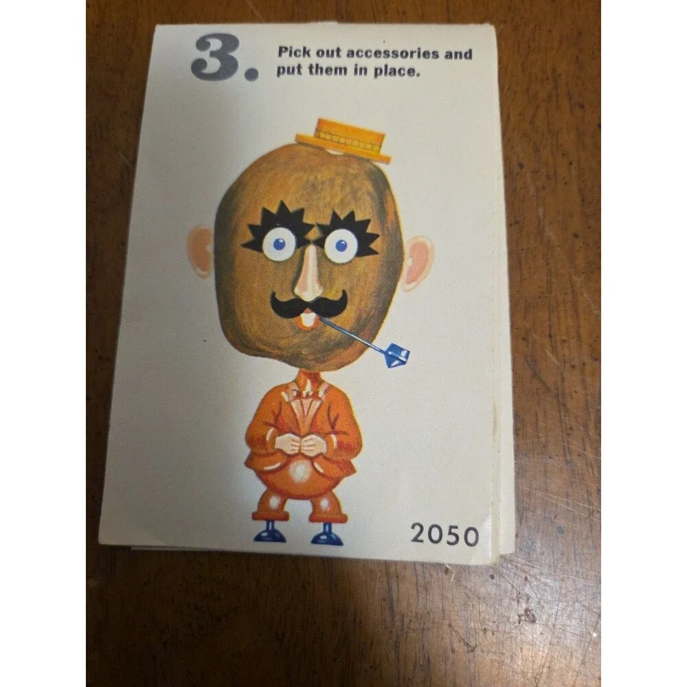 1960s Hasbro Mr Potato Heads Tooty Frooty Friends 50 Pieces in Original Box